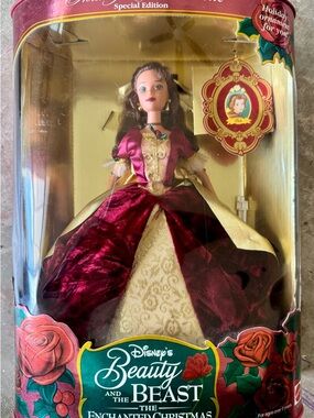 Disney “Special Edition” Beauty and the Beast Burgundy and Gold Princess Doll